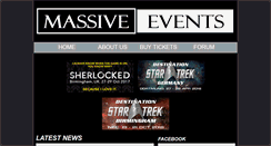 Desktop Screenshot of massiveevents.co.uk